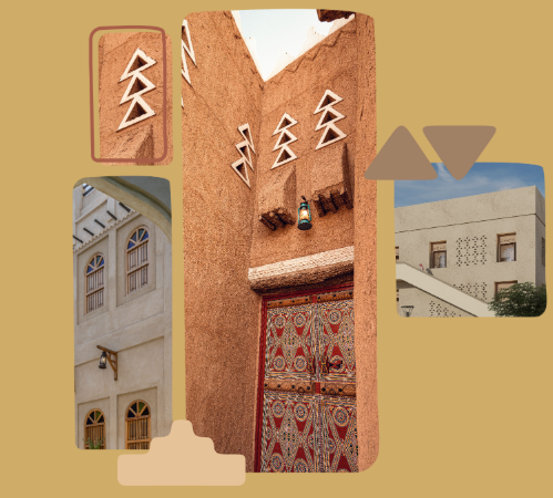صورة من العمارة السعودية