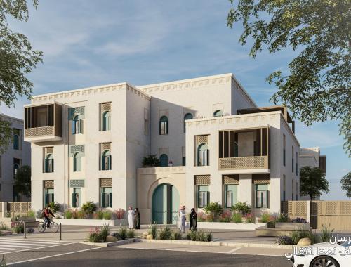 عِمَارَة جزر فرسان عمارة سكنية - نمط انتقالي