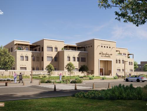 العِمَارَة النجدية مدرسة - نمط انتقالي