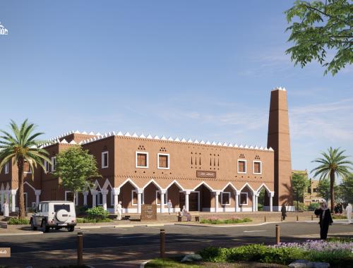 العِمَارَة النجدية مسجد - نمط تقليدي