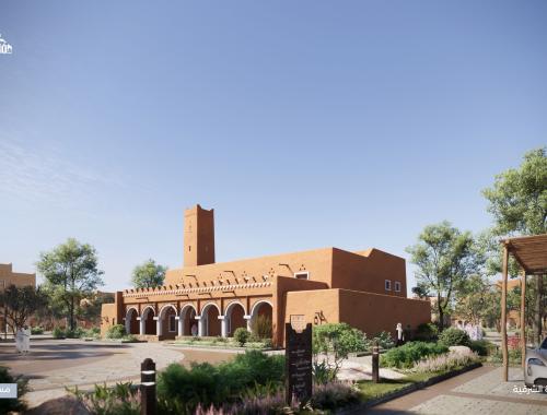 العِمَارَة النجدية الشرقية مسجد - نمط تقليدي