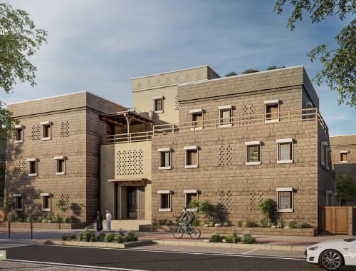 عِمَارَة جبال السروات سكني - نمط انتقالي